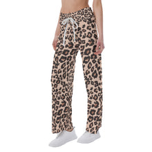 Load image into Gallery viewer, Ti Amo I love you- Exclusive Brand - Leopard - Women&#39;s High-waisted Straight-leg Pants - Sizes S-2XL
