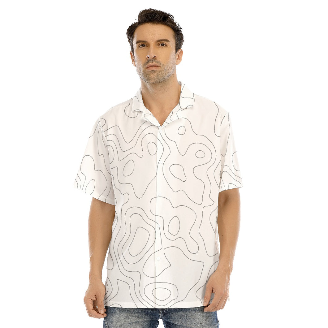 Ti Amo I love you - Exclusive Brand - Men's Hawaiian Shirt With Button Closure