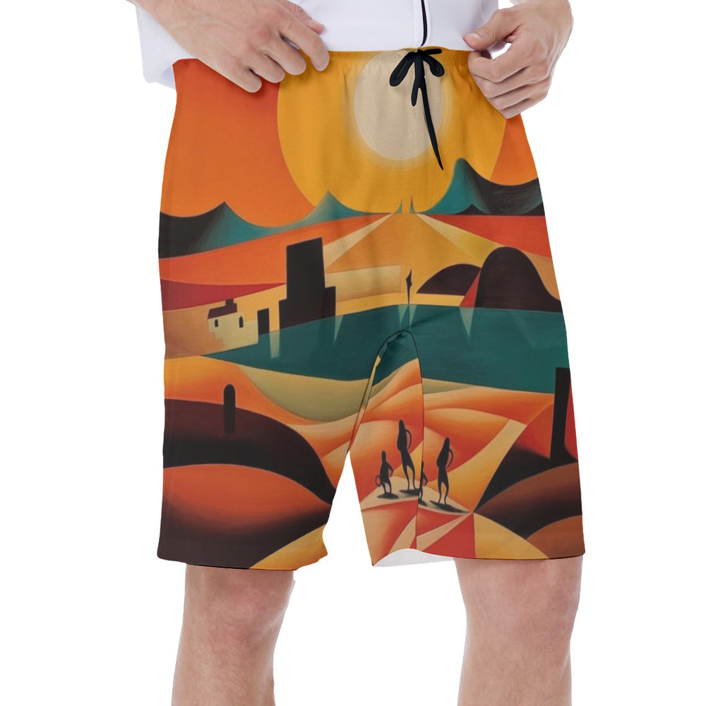 Ti Amo I love you - Exclusive Brand - Men's Beach Shorts - Sizes S-5XL