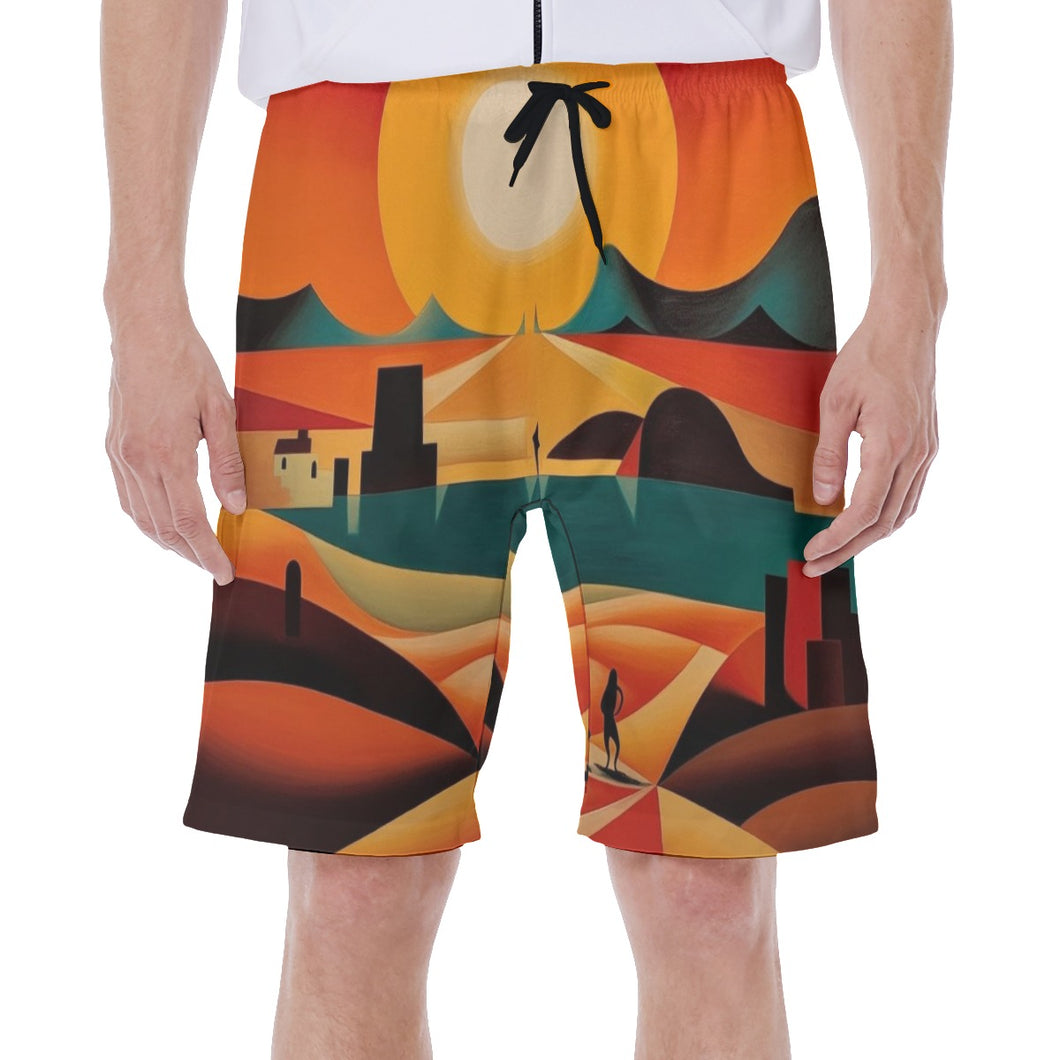 Ti Amo I love you - Exclusive Brand - Men's Beach Shorts - Sizes S-5XL