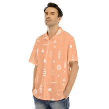 Load image into Gallery viewer, Ti Amo I love you - Exclusive Brand - Men&#39;s Hawaiian Shirt With Button Closure
