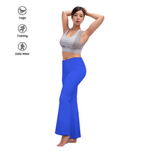 Load image into Gallery viewer, Ti Amo I love you - Exclusive Brand - Blue Blue Eyes -  Women&#39;s Flare Yoga Pants
