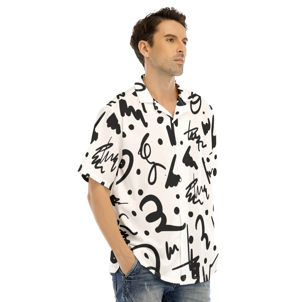 Ti Amo I love you - Exclusive Brand - Men's Hawaiian Shirt With Button Closure - Sizes XS-8XL