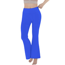 Load image into Gallery viewer, Ti Amo I love you - Exclusive Brand - Blue Blue Eyes -  Women&#39;s Flare Yoga Pants
