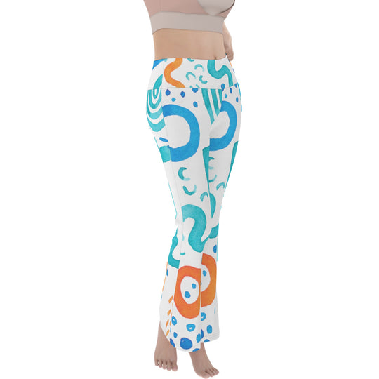 Ti Amo I love you - Exclusive Brand - Women's Flare Yoga Pants