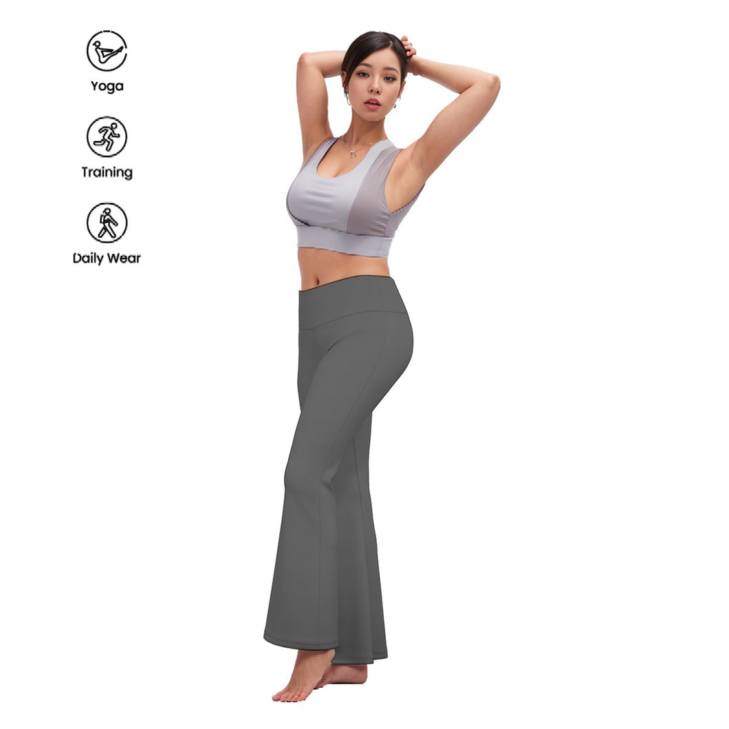 Ti Amo I love you - Exclusive Brand  - Women's Flare Yoga Pants- Sizes S-5XL