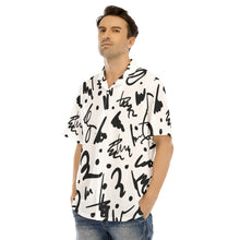 Load image into Gallery viewer, Ti Amo I love you - Exclusive Brand - Men&#39;s Hawaiian Shirt With Button Closure - Sizes XS-8XL
