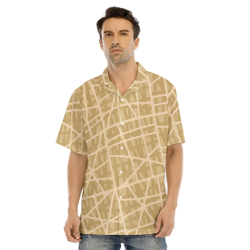 Ti Amo I love you - Exclusive Brand  - Men's Hawaiian Shirt With Button Closure - Sizes XS-8XL