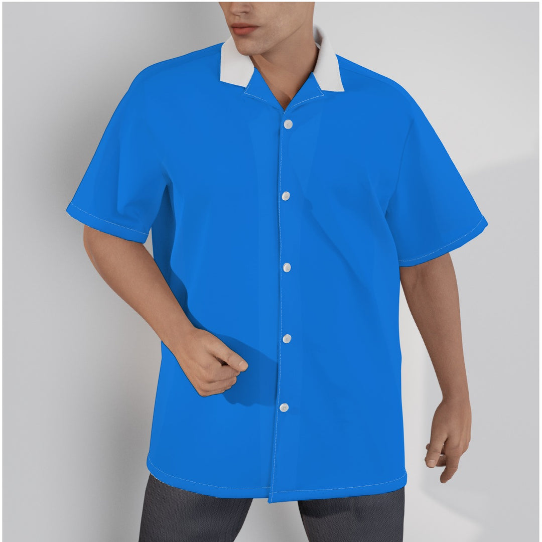 Ti Amo I love you -  Exclusive Brand - Mariner - Contrast Shirt - Men's Hawaiian Shirt With Button Closure - Sizes XS-8XL