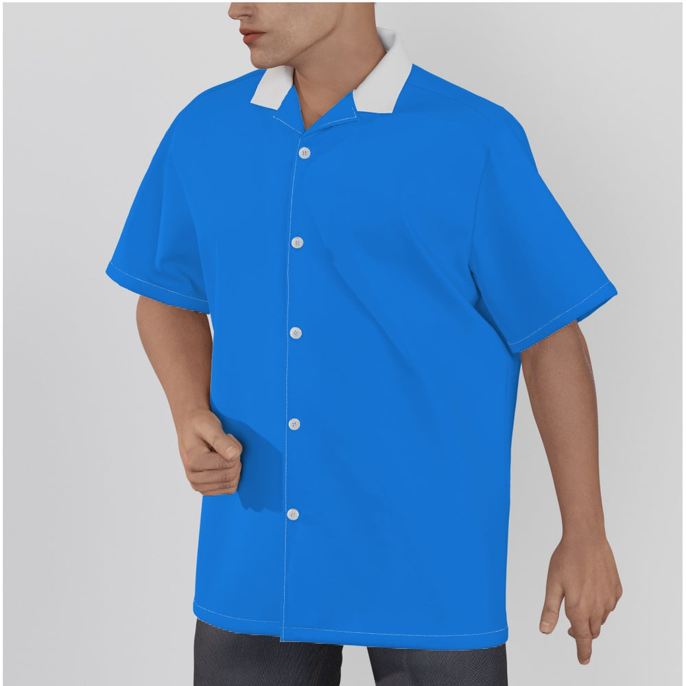 Ti Amo I love you -  Exclusive Brand - Mariner - Contrast Shirt - Men's Hawaiian Shirt With Button Closure - Sizes XS-8XL