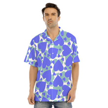 Load image into Gallery viewer, Ti Amo I love you - Exclusive Brand - Men&#39;s Hawaiian Shirt With Button Closure

