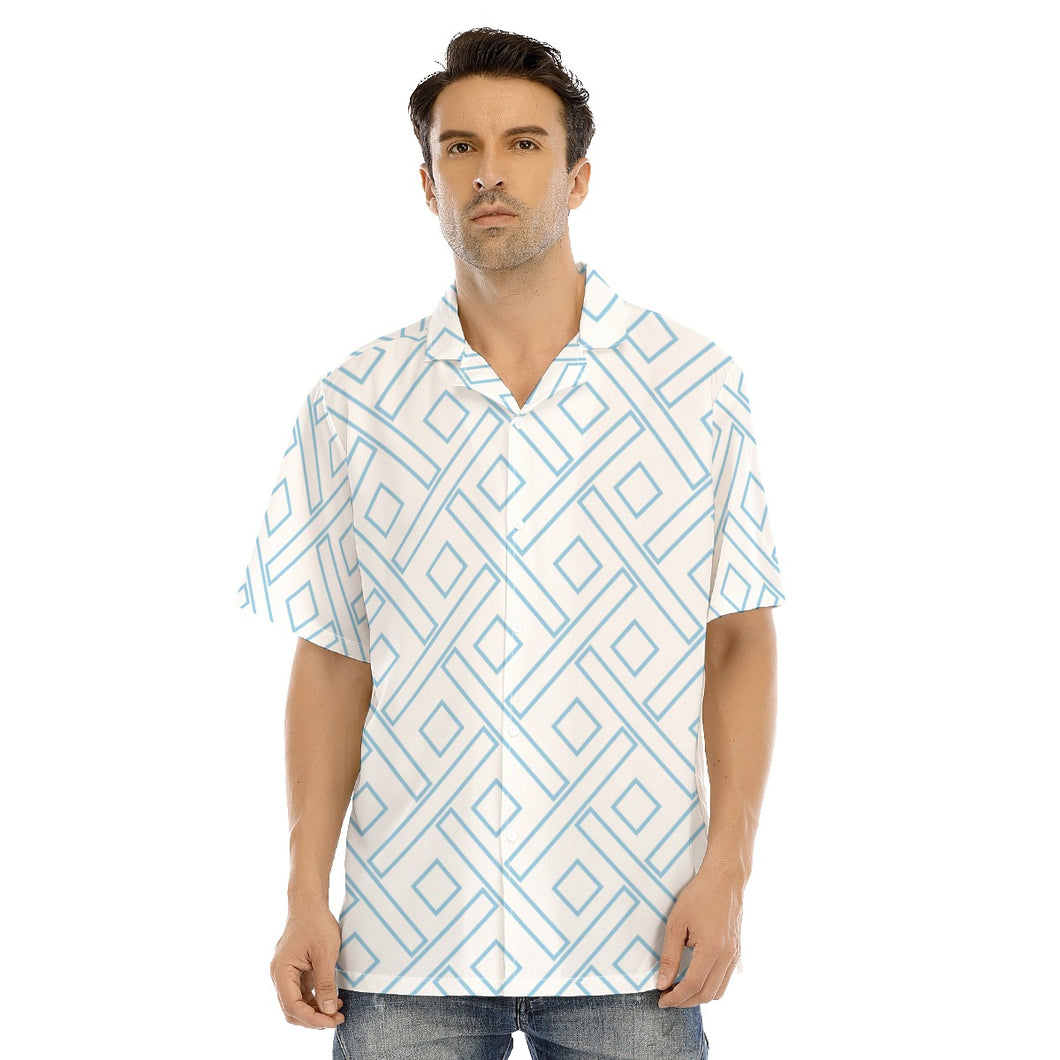 Ti Amo I love you - Exclusive Brand  - Men's Hawaiian Shirt With Button Closure - Sizes XS-7XL