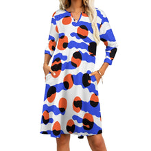 Load image into Gallery viewer, Ti Amo I love you - Exclusive Brand - 7-Point Long Sleeved Dress
