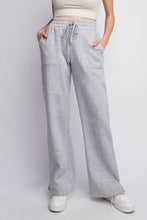 Load image into Gallery viewer, Faith Apparel Full Size Drawstring Straight Leg Slit Sweatpants
