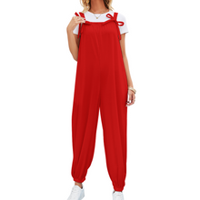 Load image into Gallery viewer, Ti Amo I love you- Exclusive Brand - Cornell Red - Jumpsuit with Suspender
