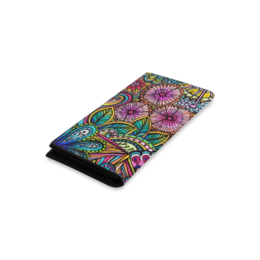 Ti Amo I love you - Exclusive Brand - Women's Multi-color Pattern Leather Wallets