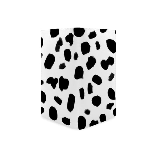 Ti Amo I love you - Exclusive Brand  - Black & White - Cow Print - Women's Leather Wallet