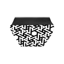 Load image into Gallery viewer, Ti Amo I love you - Exclusive Brand  - Black &amp; White Pattern - Clutch Bag
