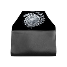 Load image into Gallery viewer, Ti Amo I love you - Exclusive Brand  - Black &amp; White Contrast Line Shell Design - Clutch Bag
