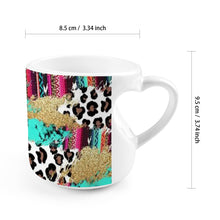 Load image into Gallery viewer, Ti Amo I love you - Exclusive Brand - Heart-shaped Mug (10.3 OZ)
