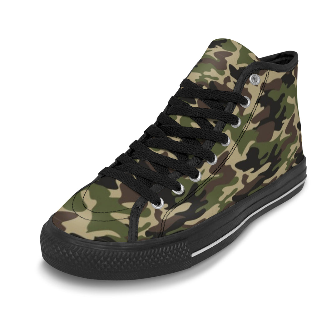 Ti Amo I love you Exclusive Brand - Men's High Top Canvas Shoes