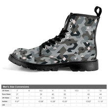 Load image into Gallery viewer, Ti Amo I love you - Exclusive brand - Men&#39;s Lace-Up Canvas Boots - Black Soles - Sizes 7-12
