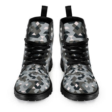 Load image into Gallery viewer, Ti Amo I love you - Exclusive brand - Men&#39;s Lace-Up Canvas Boots - Black Soles - Sizes 7-12
