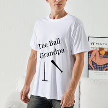 Load image into Gallery viewer, Ti Amo I love you - Exclusive Brand - TEE BALL GRANDPA - Softstyle T-Shirt - 64000 - Sizes XS-2XL
