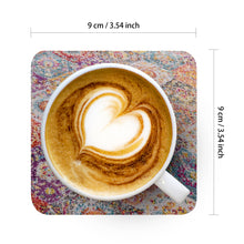 Load image into Gallery viewer, Ti Amo I love you - Exclusive Brand - Rubber Backed Square Coasters
