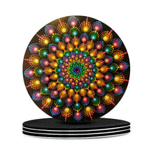 Load image into Gallery viewer, Ti Amo I love you - Exclusive Brand  - Rubbed Backed Round Coasters
