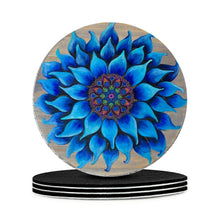 Load image into Gallery viewer, Ti Amo I love you - Exclusive Brand  - Rubbed Backed Round Coasters
