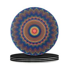 Load image into Gallery viewer, Ti Amo I love you - Exclusive Brand  - Rubbed Backed Round Coasters
