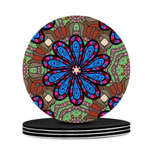 Load image into Gallery viewer, Ti Amo I love you - Exclusive Brand  - Rubbed Backed Round Coasters
