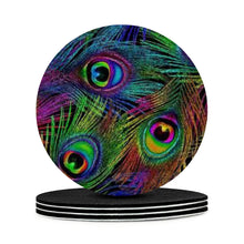 Load image into Gallery viewer, Ti Amo I love you - Exclusive Brand  - Rubbed Backed Round Coasters
