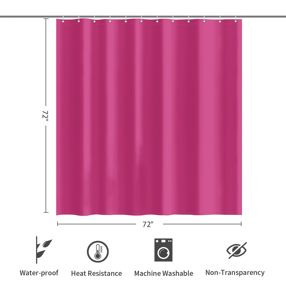 Ti Amo I love you - Exclusive Brand - Raspberry Rose - Shower Curtain 72"x72"