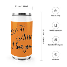Load image into Gallery viewer, Ti Amo I love you - Exclusive Brand - Stainless Steel Vacuum Mug - 13.7 ounces
