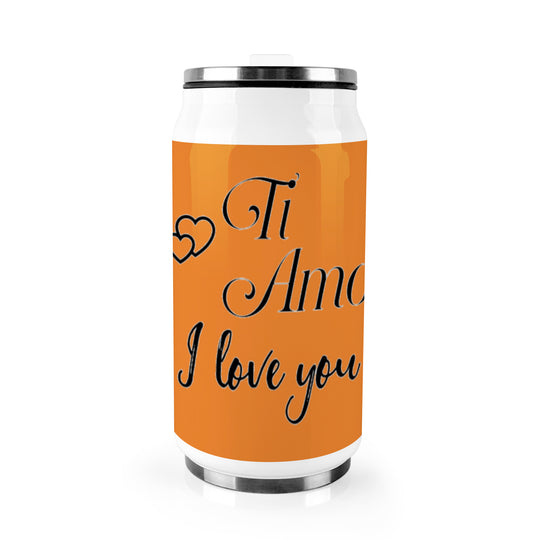 Ti Amo I love you - Exclusive Brand - Stainless Steel Vacuum Mug - 13.7 ounces