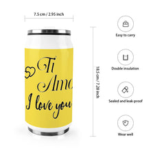 Load image into Gallery viewer, Ti Amo I love you - Exclusive Brand - Stainless Steel Vacuum Mug - 13.7 ounces
