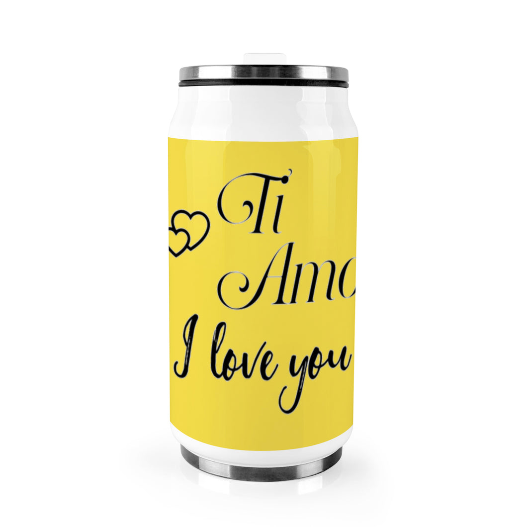 Ti Amo I love you - Exclusive Brand - Stainless Steel Vacuum Mug - 13.7 ounces