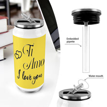 Load image into Gallery viewer, Ti Amo I love you - Exclusive Brand - Stainless Steel Vacuum Mug - 13.7 ounces
