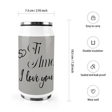 Load image into Gallery viewer, Ti Amo I love you - Exclusive Brand - Stainless Steel Vacuum Mug - 13.7 ounces
