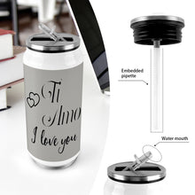 Load image into Gallery viewer, Ti Amo I love you - Exclusive Brand - Stainless Steel Vacuum Mug - 13.7 ounces
