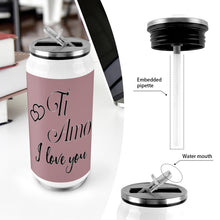 Load image into Gallery viewer, Ti Amo I love you - Exclusive Brand - Stainless Steel Vacuum Mug - 13.7 ounces
