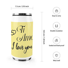 Load image into Gallery viewer, Ti Amo I love you - Exclusive Brand - Stainless Steel Vacuum Mug - 13.7 ounces
