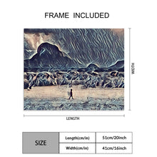 Load image into Gallery viewer, Ti Amo I love you - Exclusive brand -  Framed Canvas Print - 20&quot;x16&quot;
