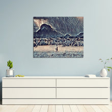 Load image into Gallery viewer, Ti Amo I love you - Exclusive brand -  Framed Canvas Print - 20&quot;x16&quot;
