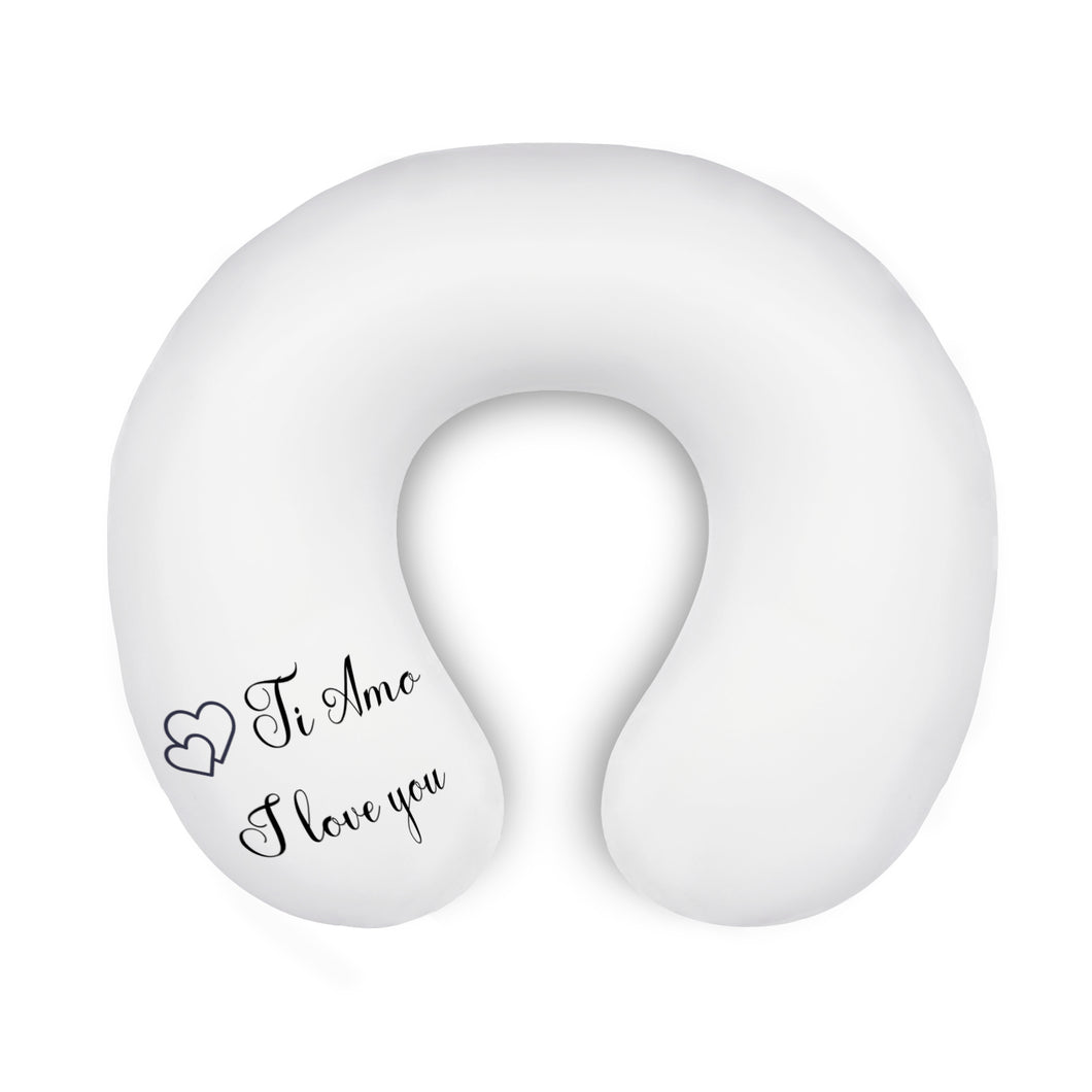 Ti Amo I love you - Exclusive Brand - U-Shaped Travel Neck Pillow