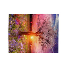 Load image into Gallery viewer, Tree with Sunset- Rectangle Jigsaw Puzzle (110 Pieces)
