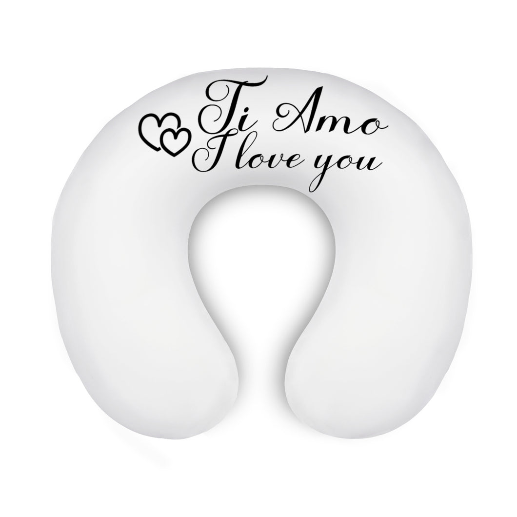 Ti Amo I love you - Exclusive Brand - U-Shaped Travel Neck Pillow