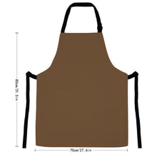 Load image into Gallery viewer, Ti Amo I love you- Exclusive Brand - Pastel Brown - Adjustable Apron
